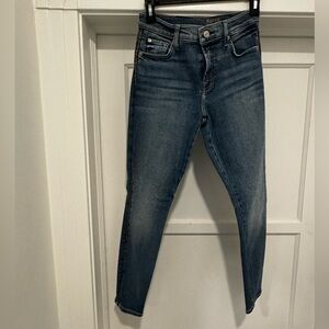 7 for all Mankind ankle skinny stretch denim